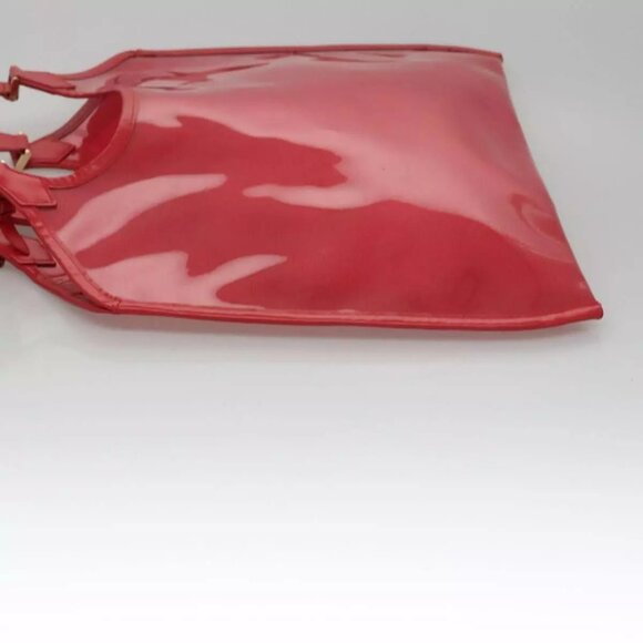 LOUIS VUITTON Epi Plage Via Hand Bag Vinyl Red Grenadine M92152 LV Auth bs20812 - Picture 4 of 15